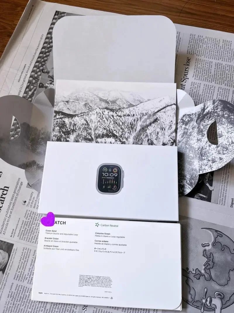 Apple Watch Ultra 2 Orange Trail Band Adventure Smartwatch