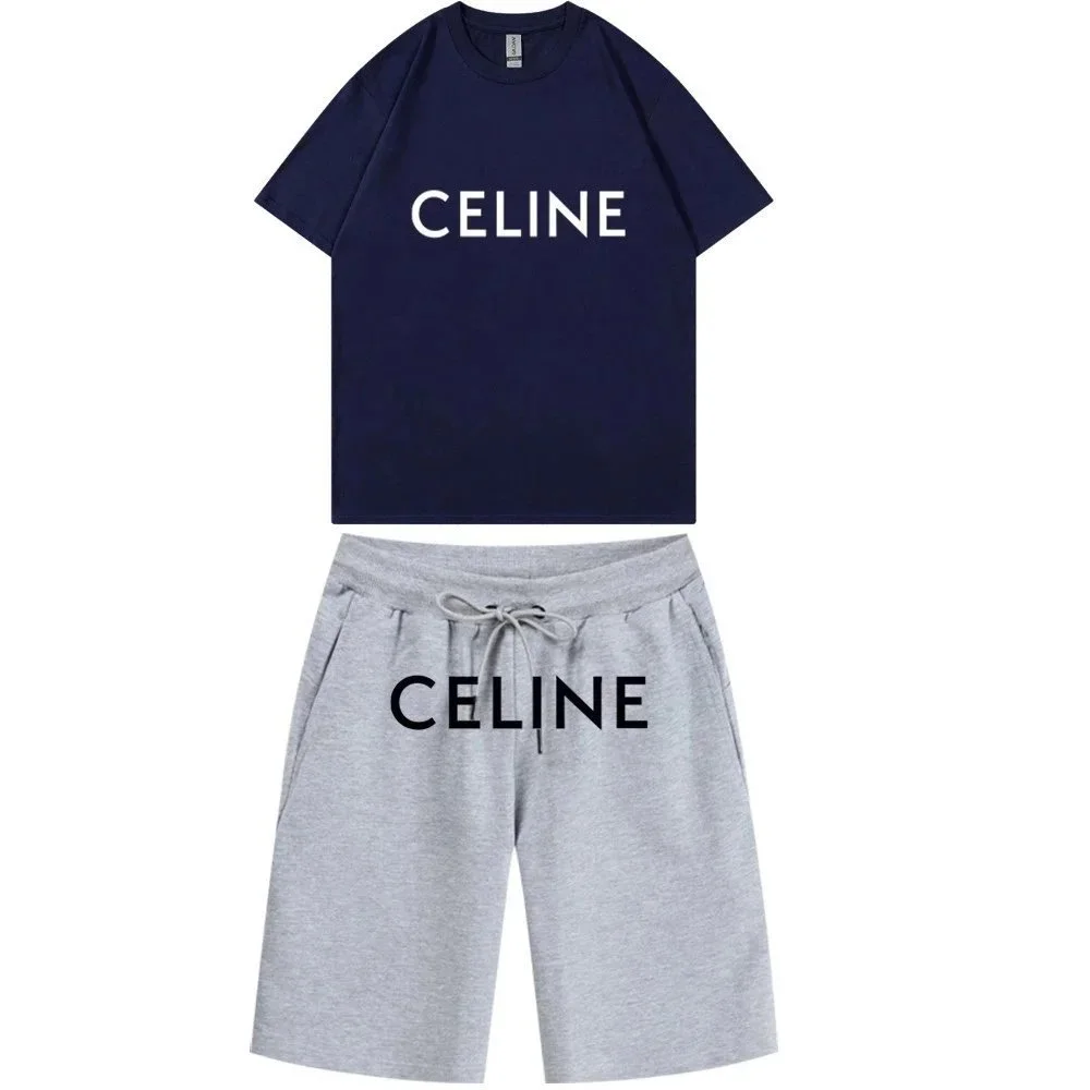 Celine Navy T-Shirt 