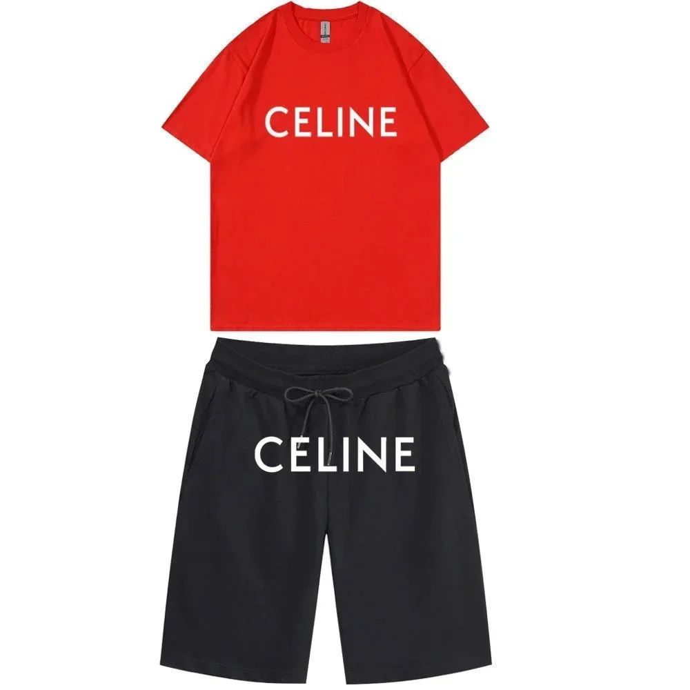 Celine Red T-Shirt a