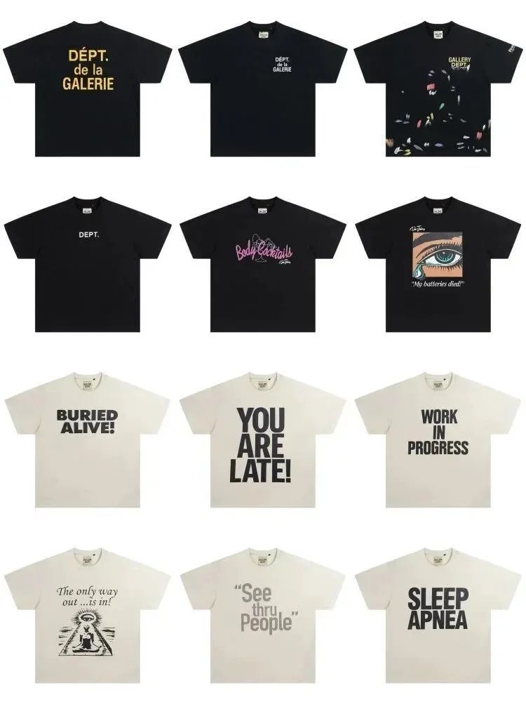 GALLERY DEPT. logo-print Cotton T-shirt --T-shirt 