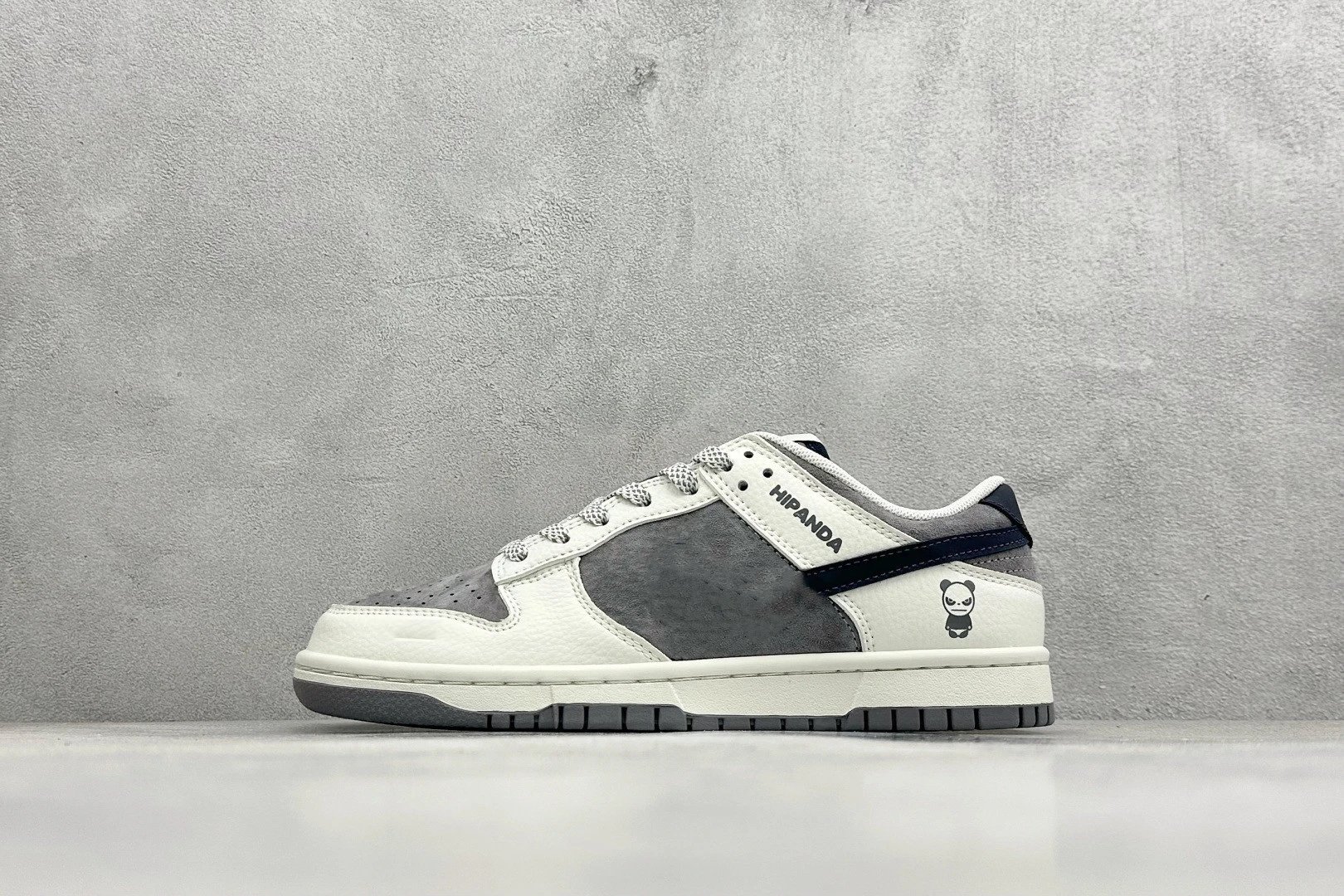 Nike Dunk Low White and Gray Sneakers