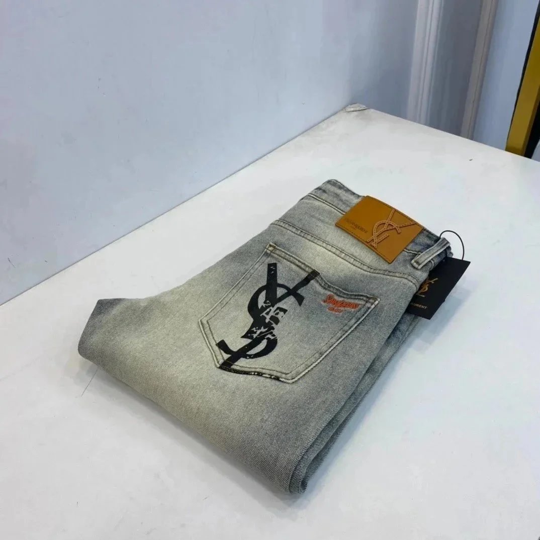 YSL Grey Jeans