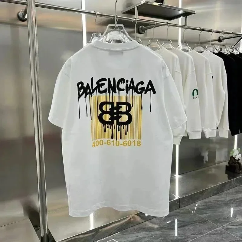 Balenciaga White T-S