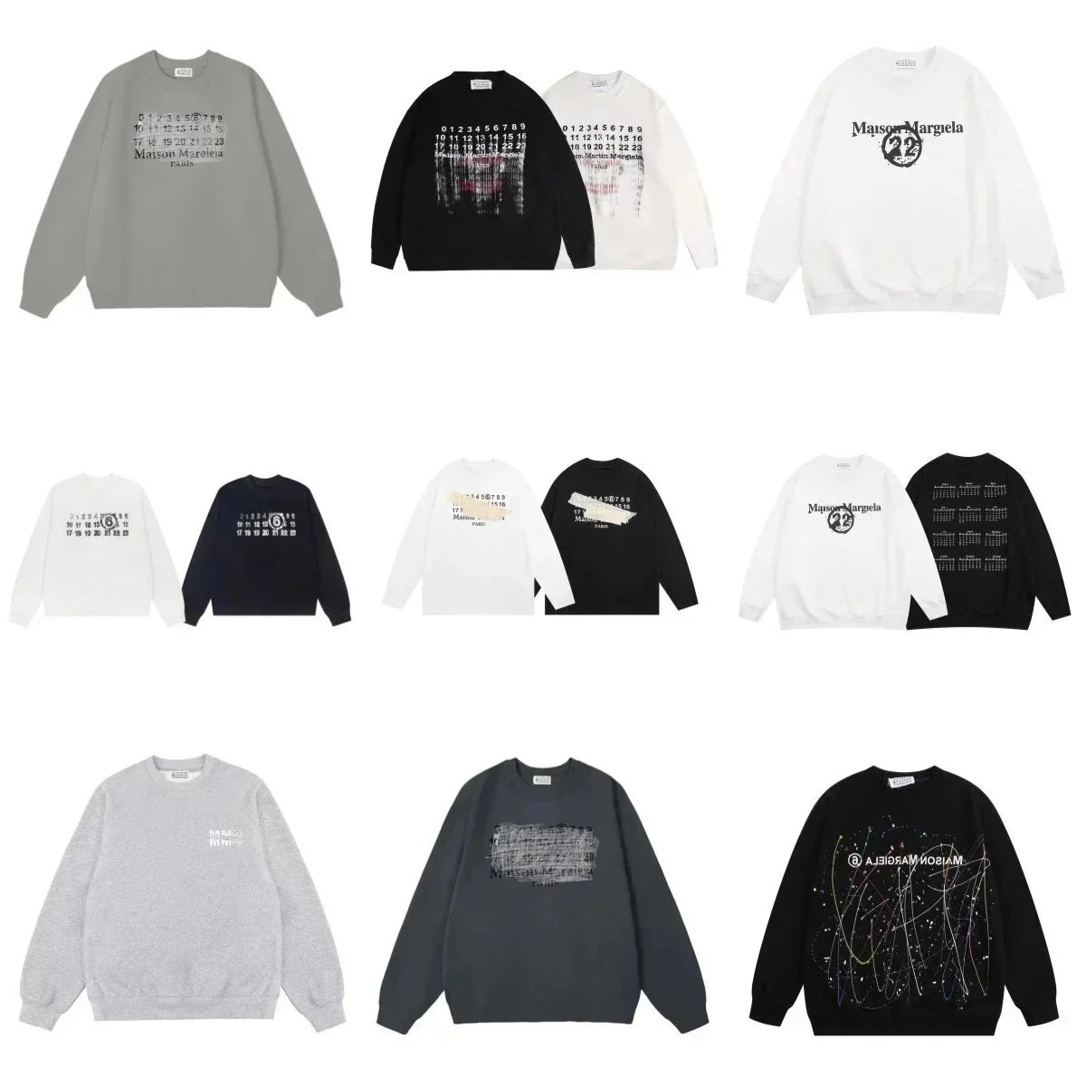 Buy MM6 Maison Margiela Numbers Motif Sweatshirt