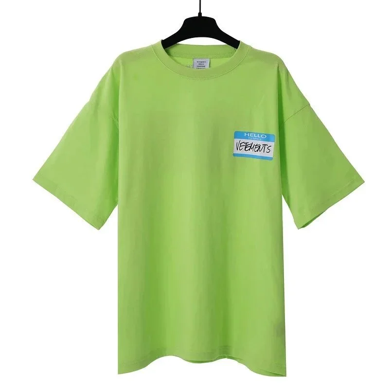 Vetements Lime T-Shi