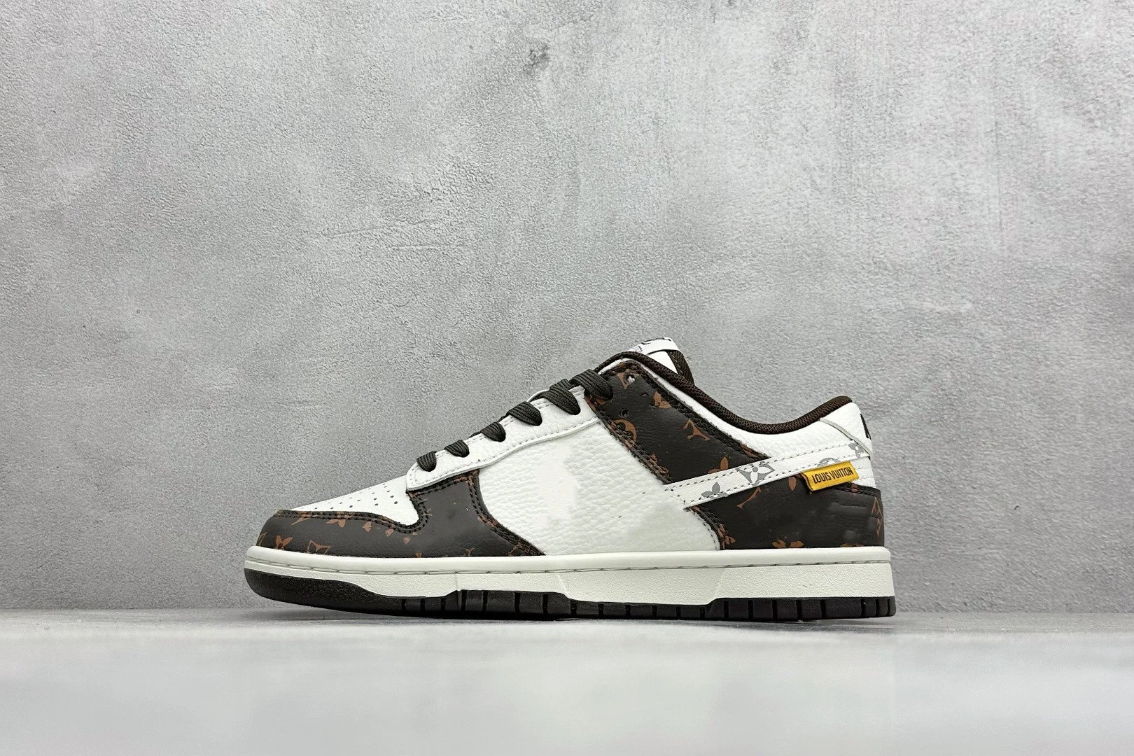 Louis Vuitton Dunk Low White Sneakers