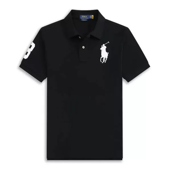 Design Striped Polo Orange and Black Polo Tops Polo - 6