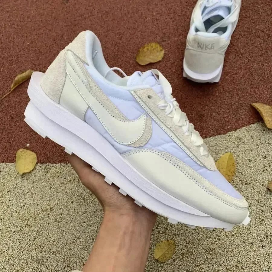 Nike Sacai LDWaffle White Sneakers