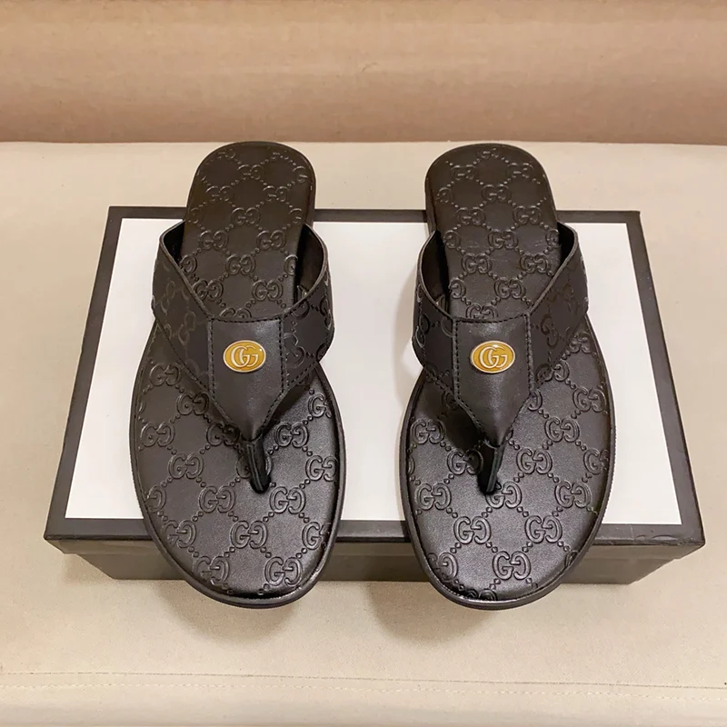 Gucci Black Slippers