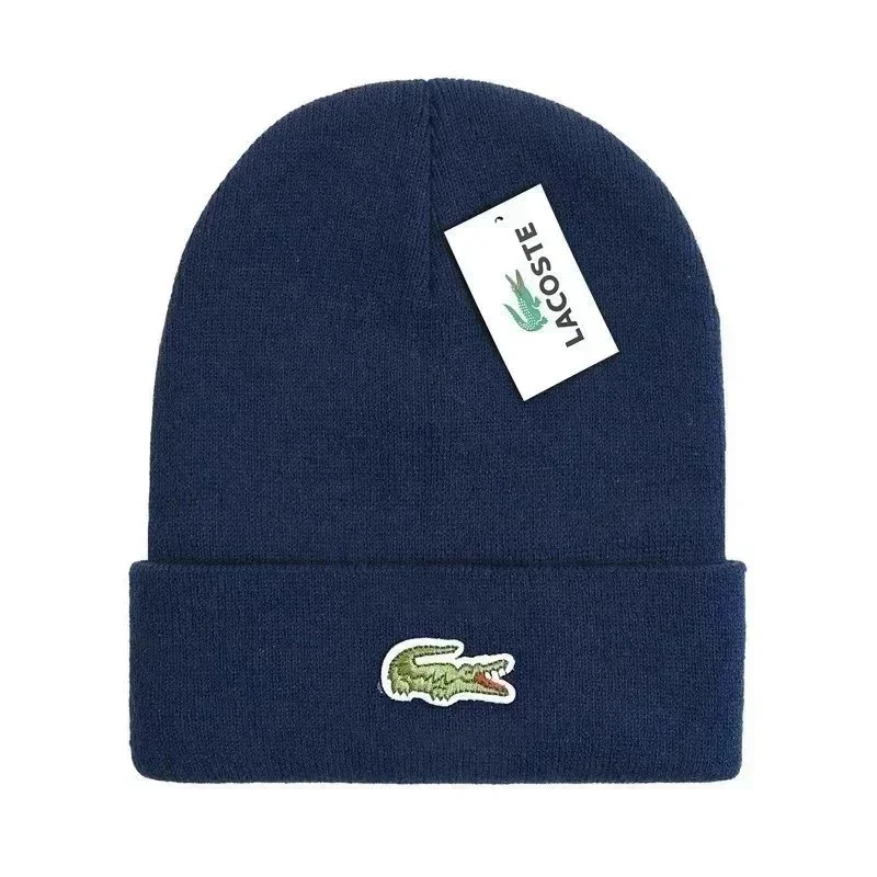 Lacoste Navy Beanie