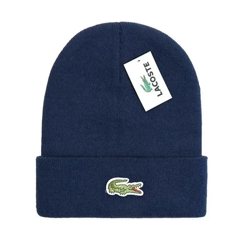 Lacoste Navy Beanie