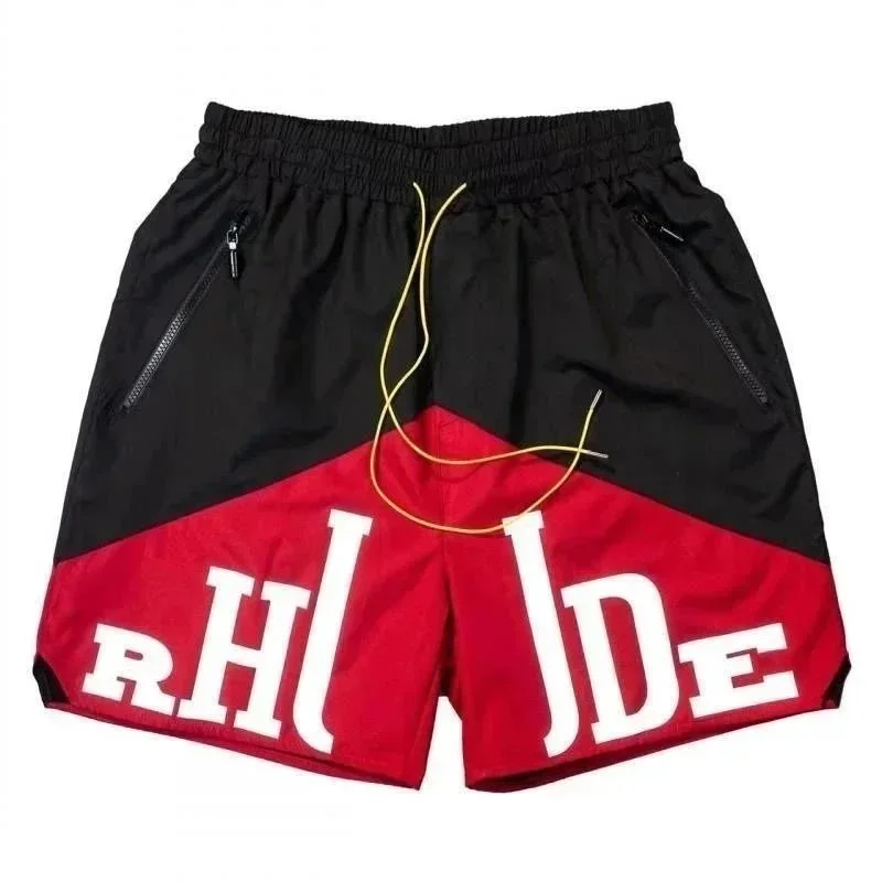 RhuDe Black Red Shor