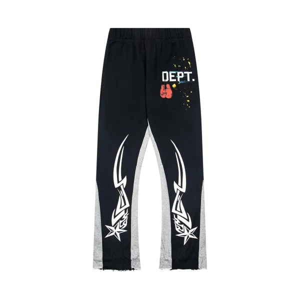 Gallery Dept. Graphic Sweatpants Black / Gray - 1
