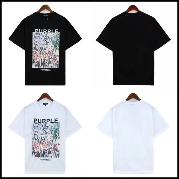 Purple Brand Arch Logo White T-Shirt - 19