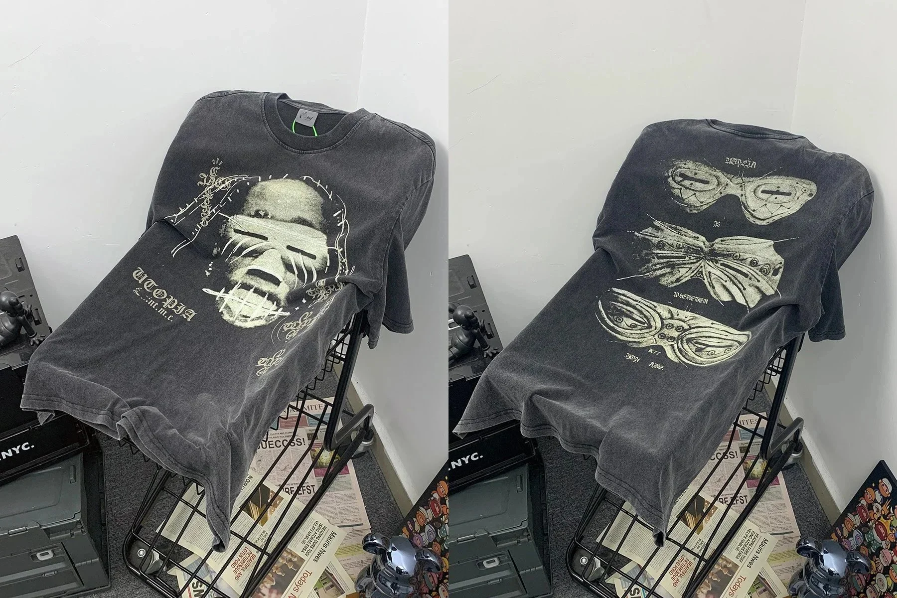 Utopia Black T-Shirt