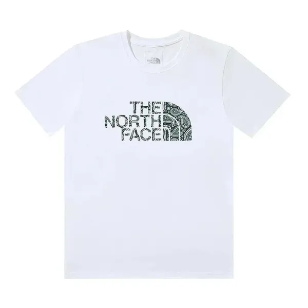 The North Face Graphic Logo Print White T-Shirt - 1