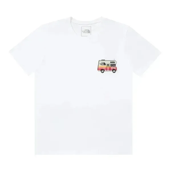 The North Face Van Graphic Print White T-Shirt - 1