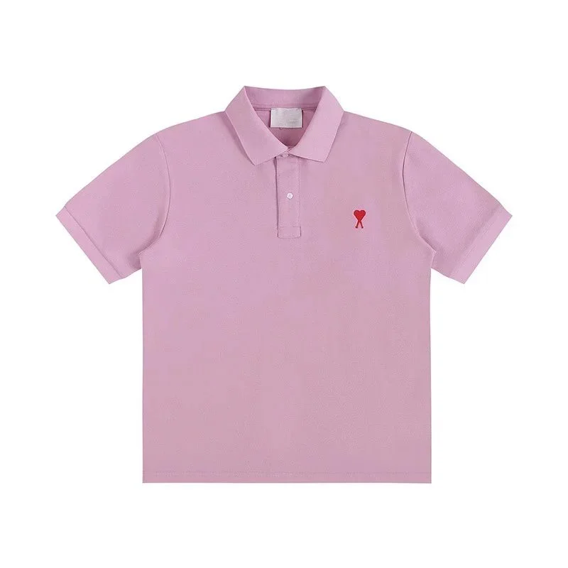 Ami Paris Pink Polo 