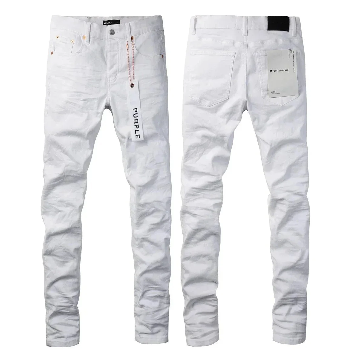 Purple Brand White J