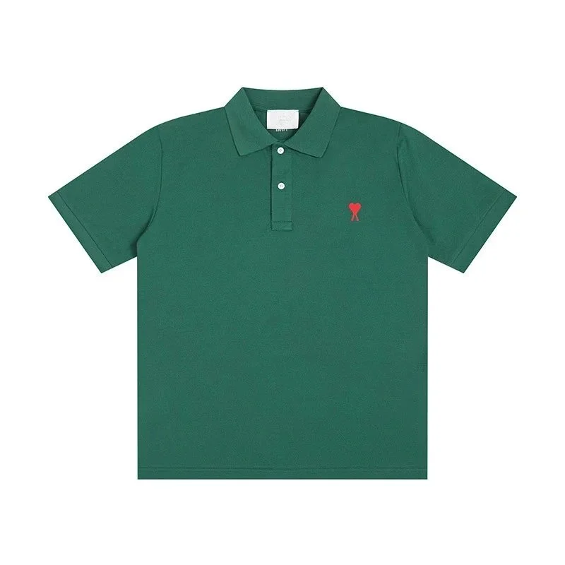 Ami Paris Green Polo