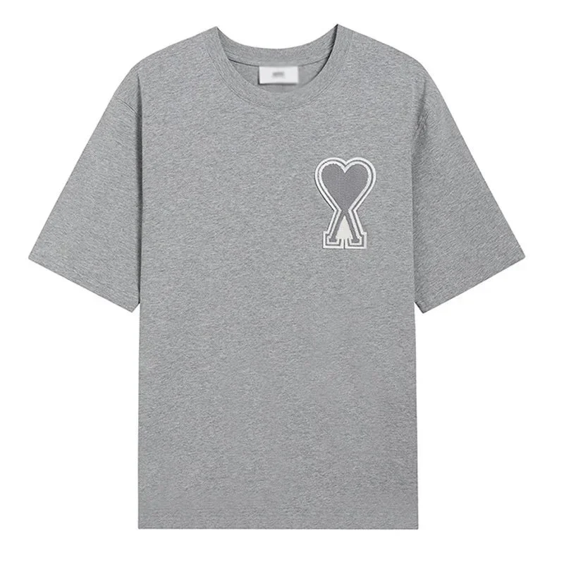 Ami Heart Grey T-Shi