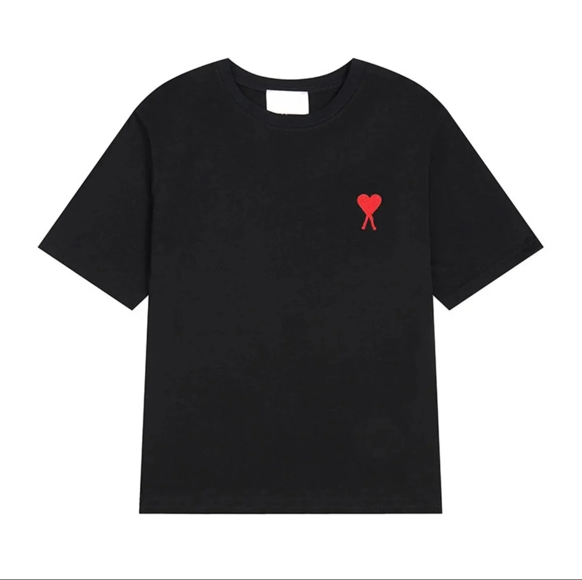 AMADI Heart Black T-