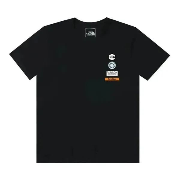The North Face x The North Face x therorifice Patchwork Logo Black T-Shirt - 1