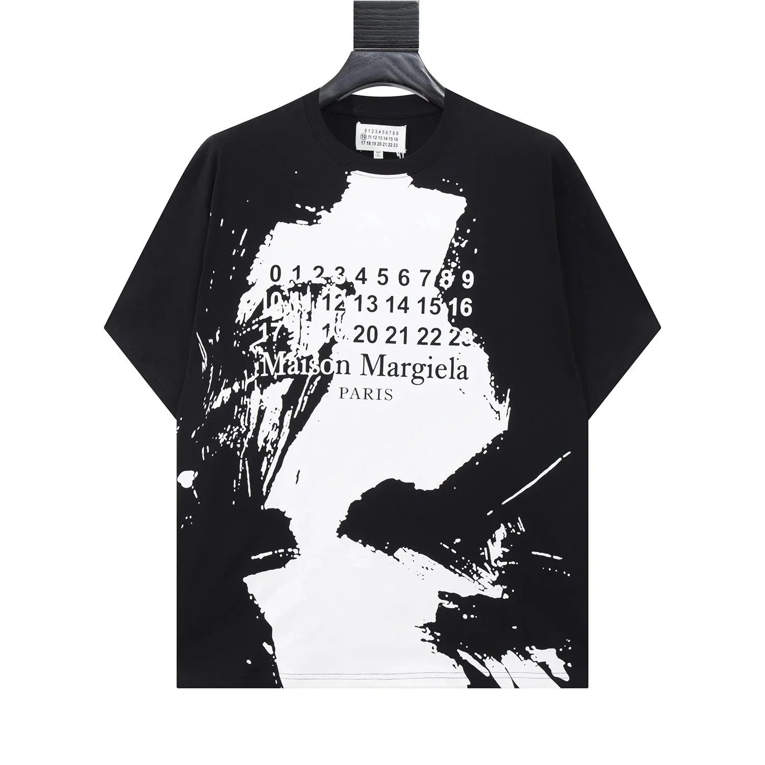 Maison Margiela Black Graphic Print T-Shirt