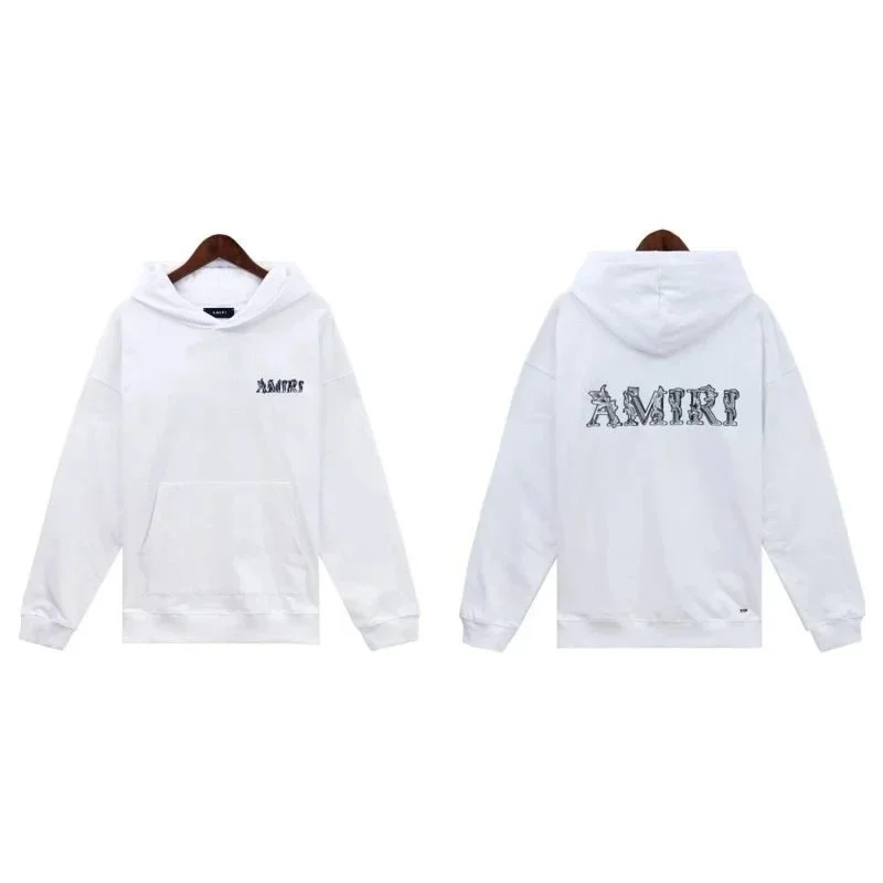 Amiri White Hoodie