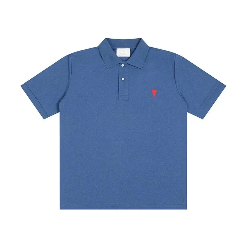 Ami Paris Blue Polo 