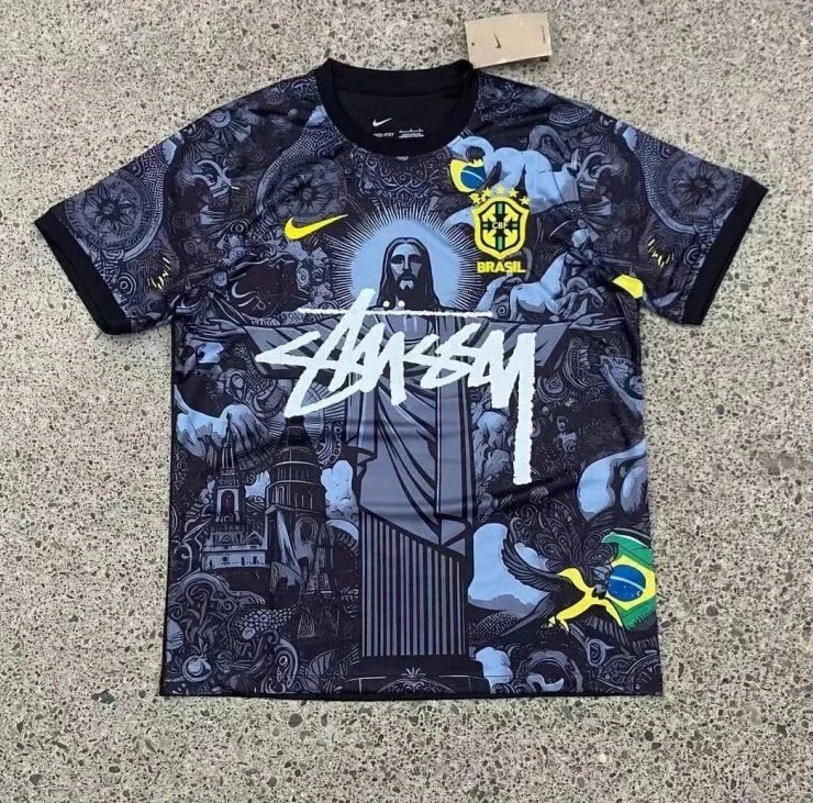 Corteiz x Brazil National Team Away Jersey Black - 7