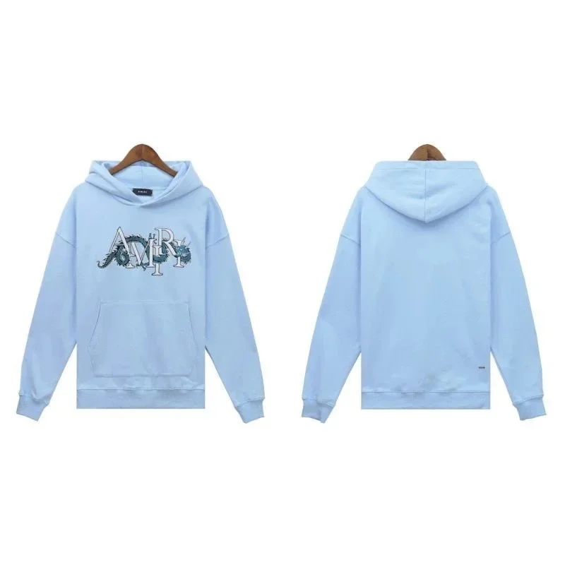 Amiri Blue Hoodie