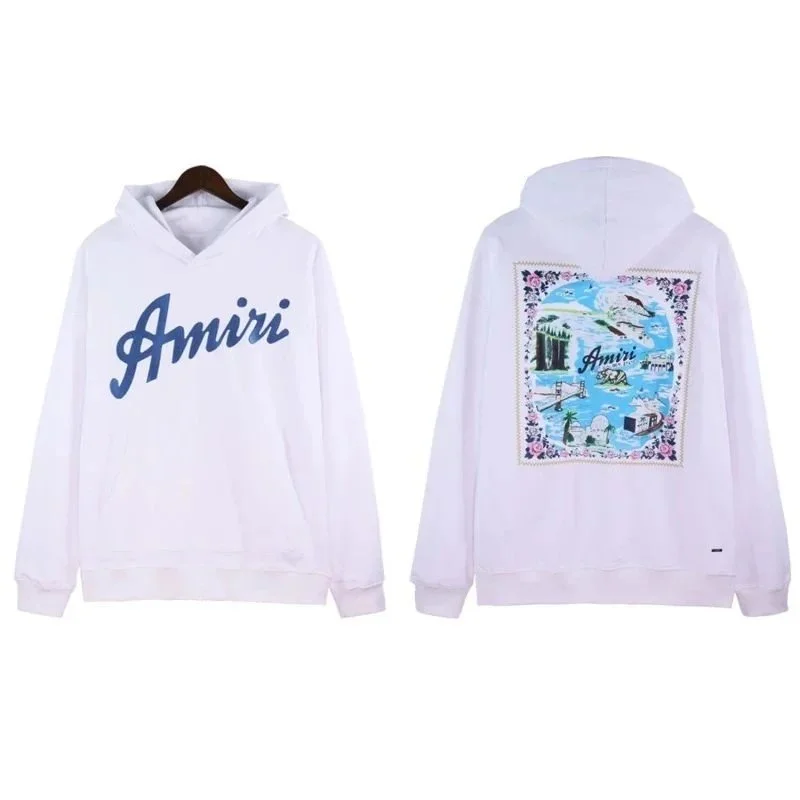 Amiri White Hoodie