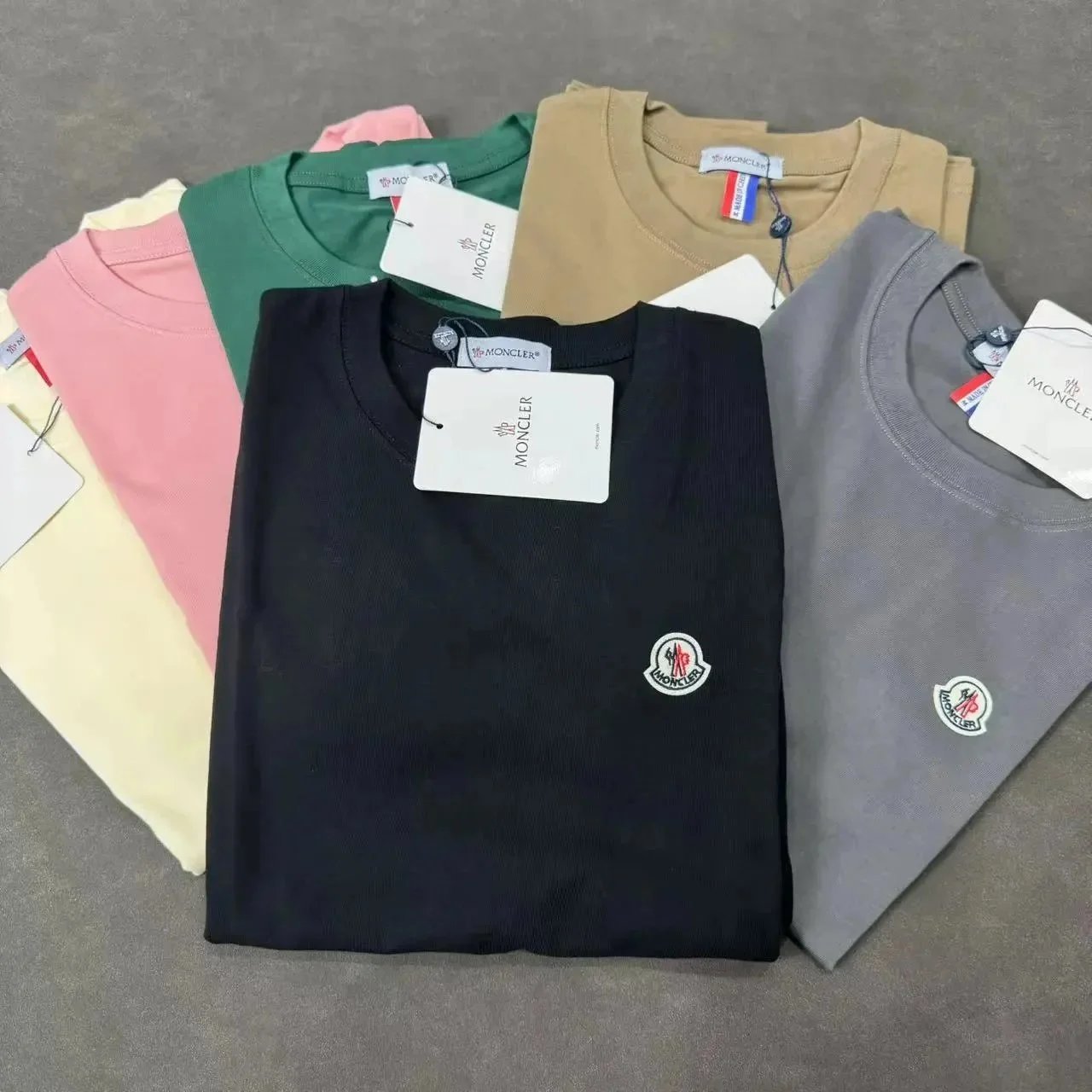 Moncler Enfant logo-patch Cotton T-shirt--T-shirt