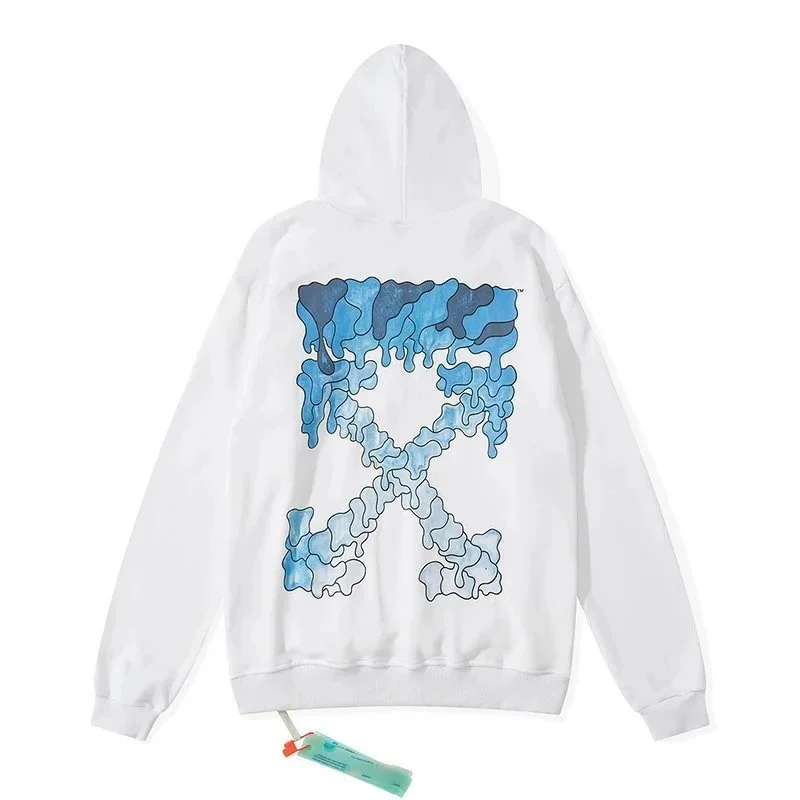 Off-White Blue Hoodi