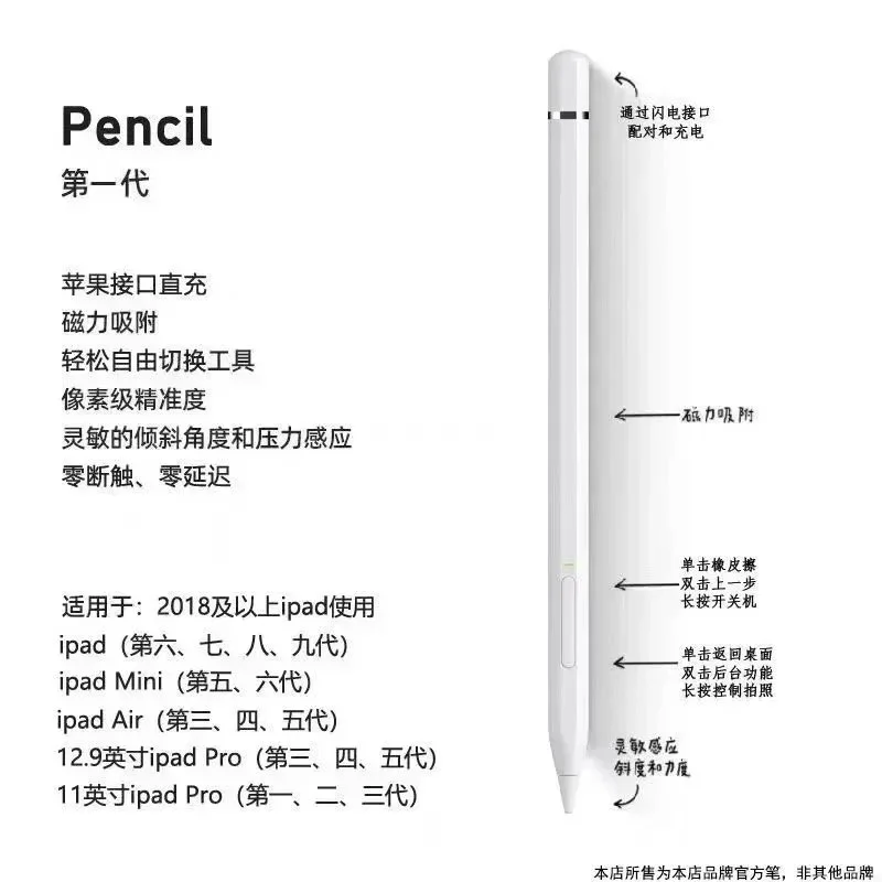 Apple Pencil White Stylus