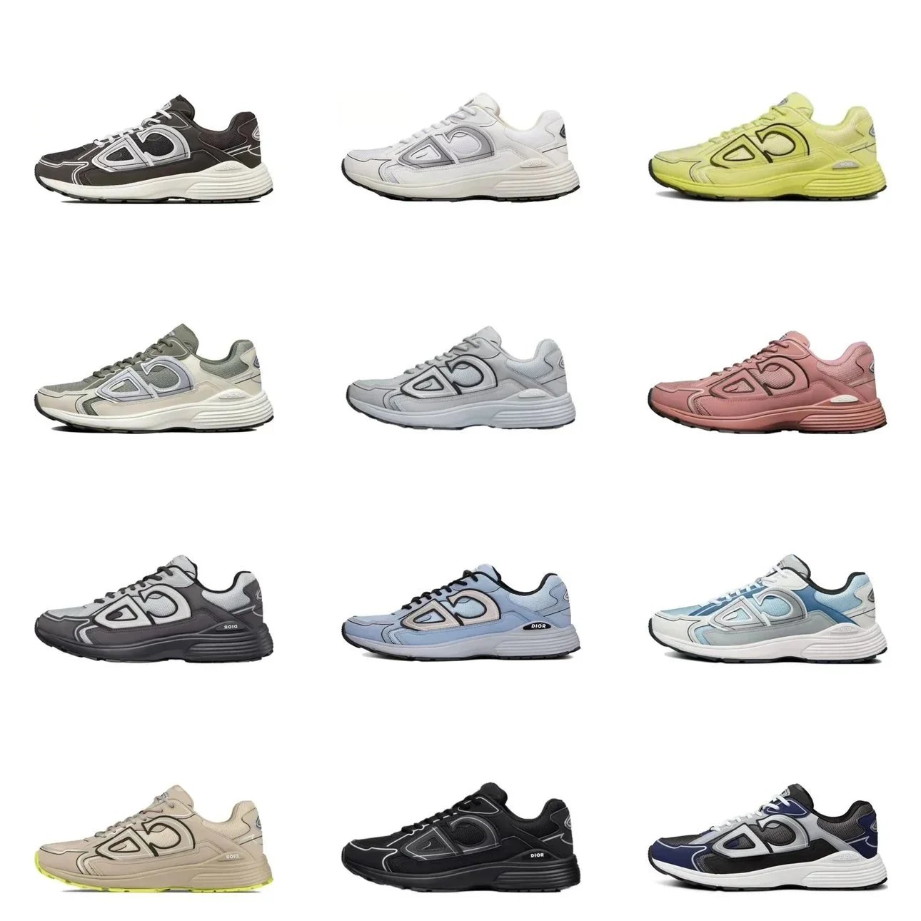Dior B30 Reflective CD Series Sports Shoes--Shoes