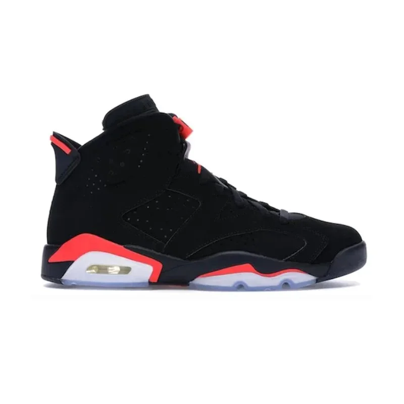 Air Jordan 6 Black Red Sneakers