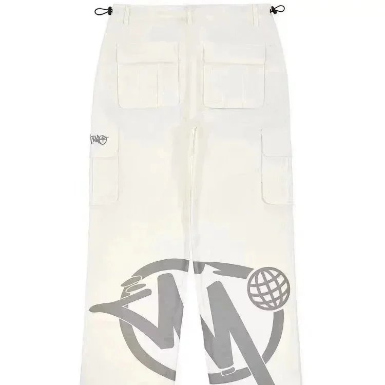 Stussy White Cargo Pants