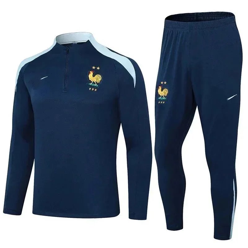 France Football Training Suit Navy