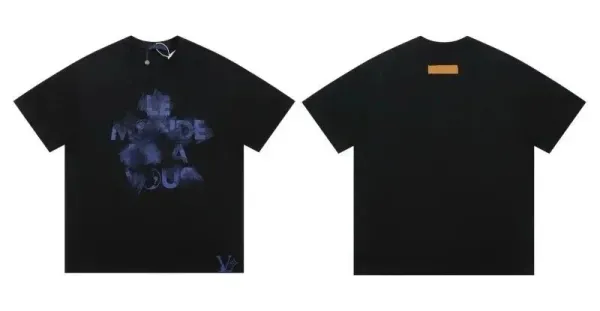 Louis Vuitton Le Monde à la Lune Black Graphic T-Shirt - 1