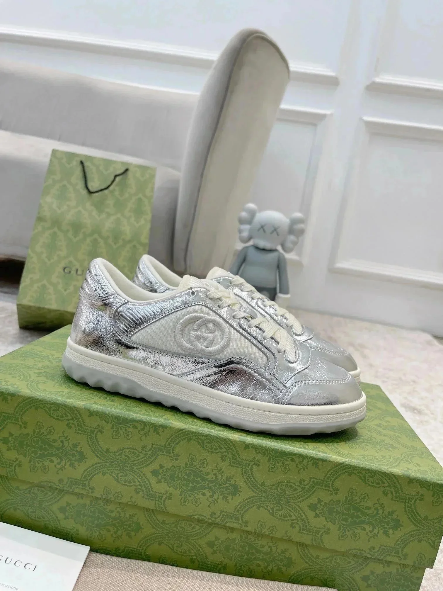 Gucci Silver Sneaker