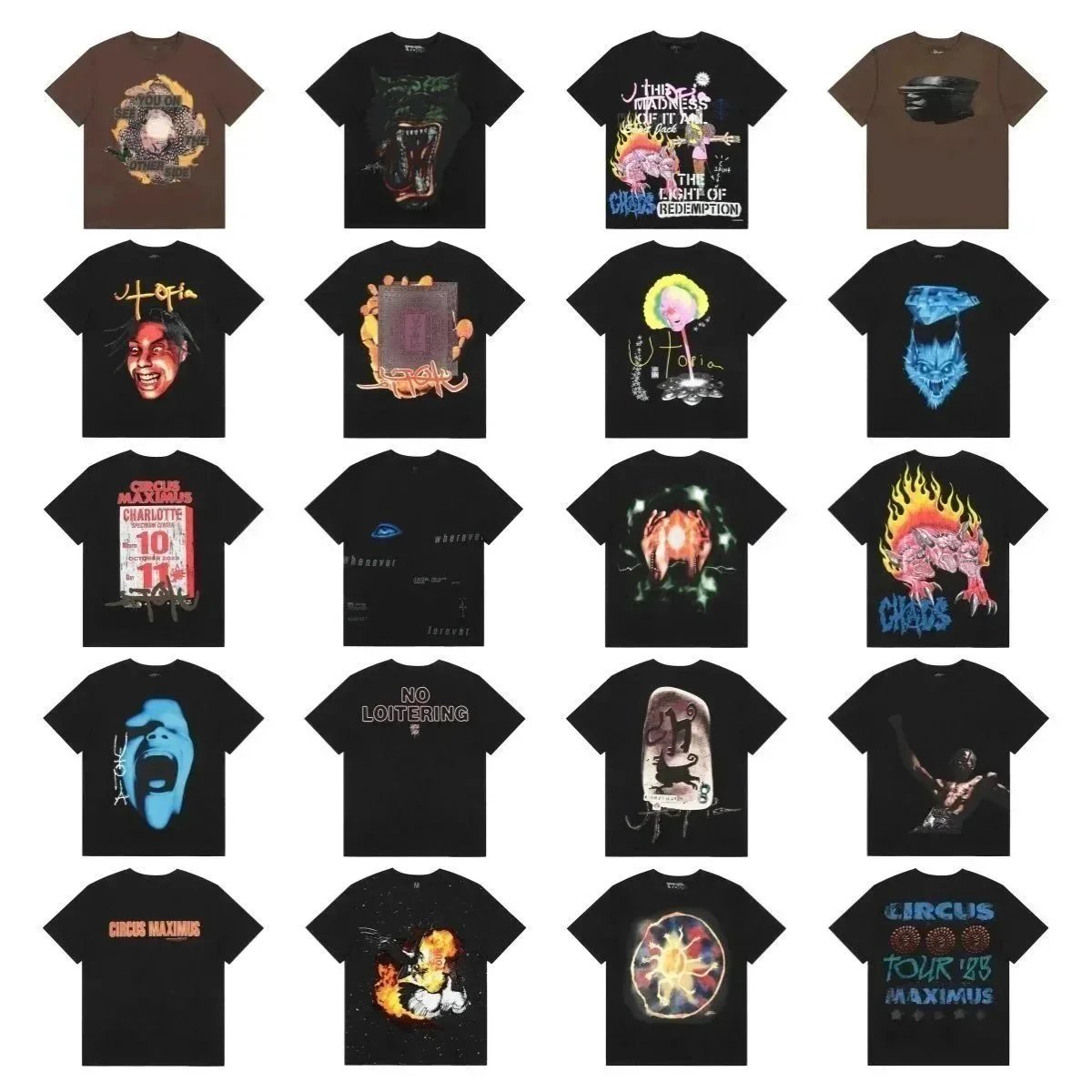 Travis Scott Utopia Is In Dallas Circus Maximus T-shirt