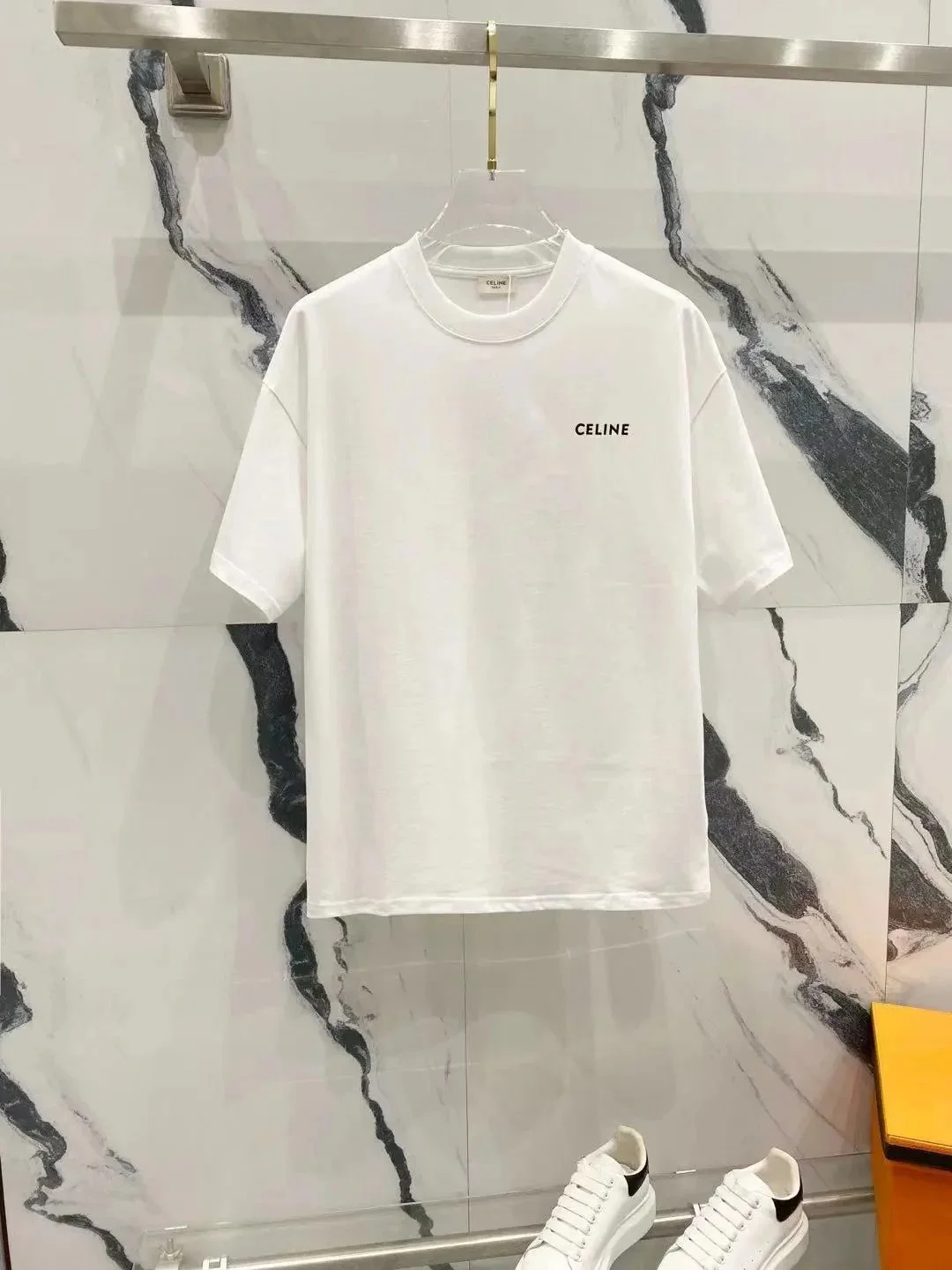 Celine White T-Shirt