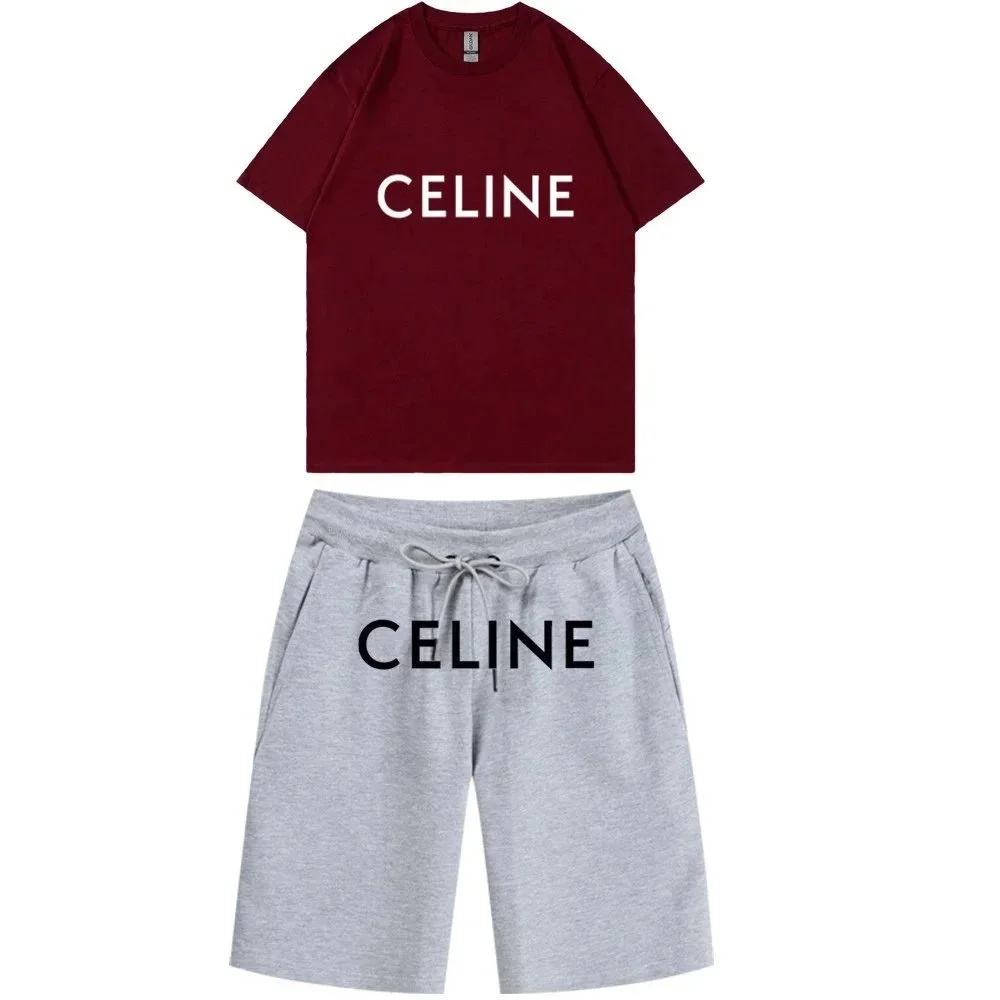 Celine Maroon T-Shir