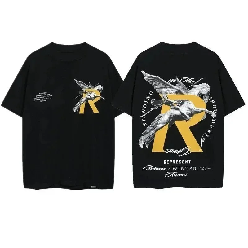 Represent R Black T-