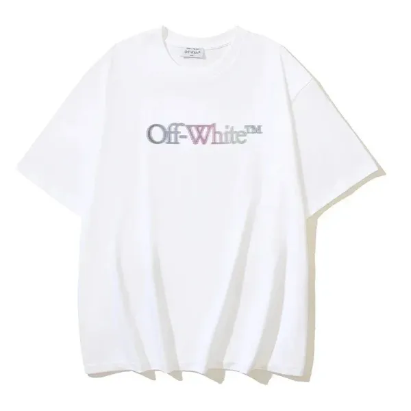 Off-White Quote Logo T-Shirt White - 1