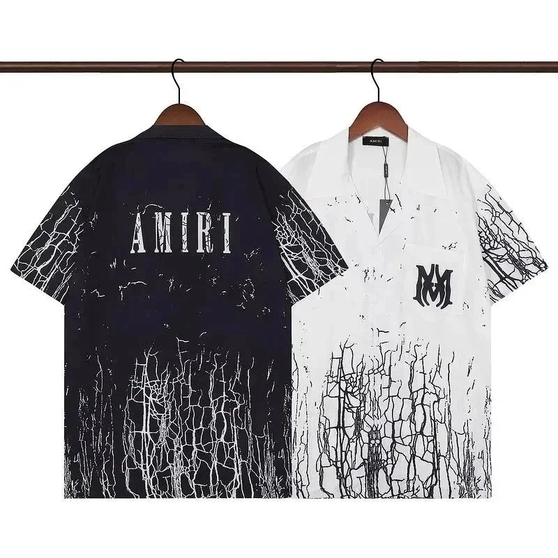 Amiri Short Sleeve Printed Shirt Multicolor Resort Style