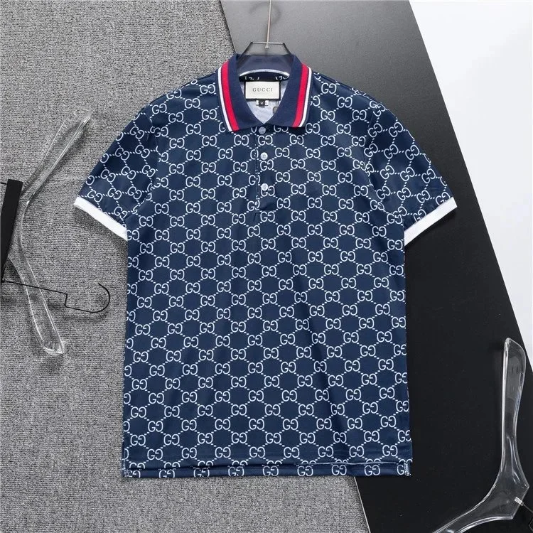 Gucci Blue Polo Shir
