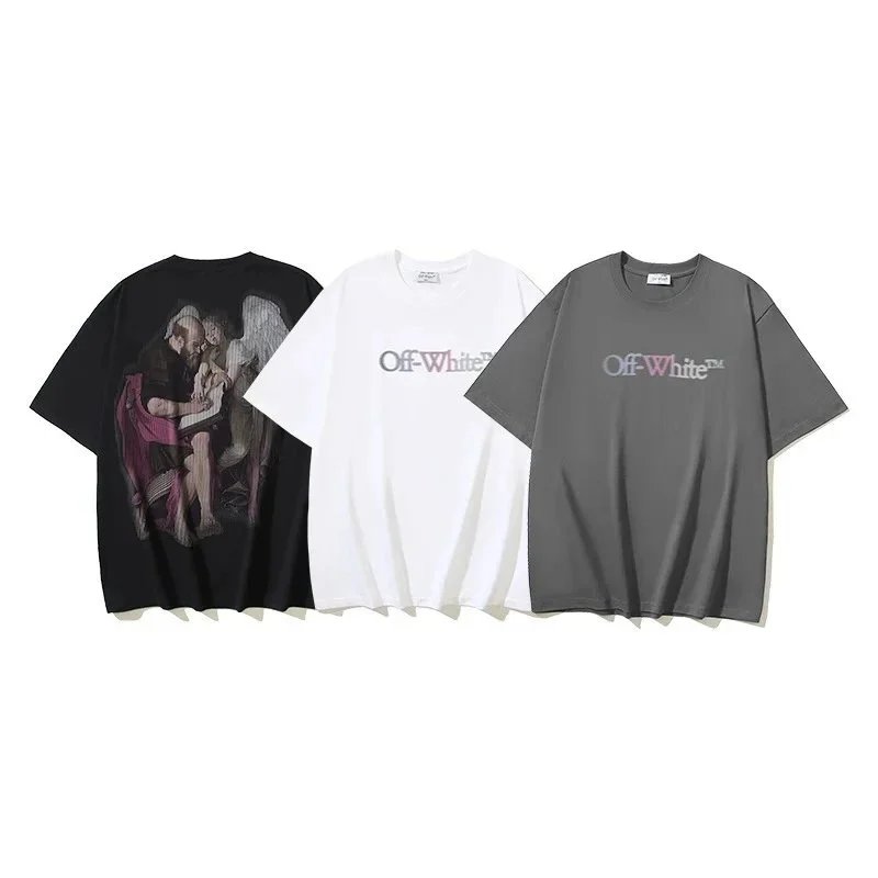 Off-White Logo Print White T-Shirt - 3